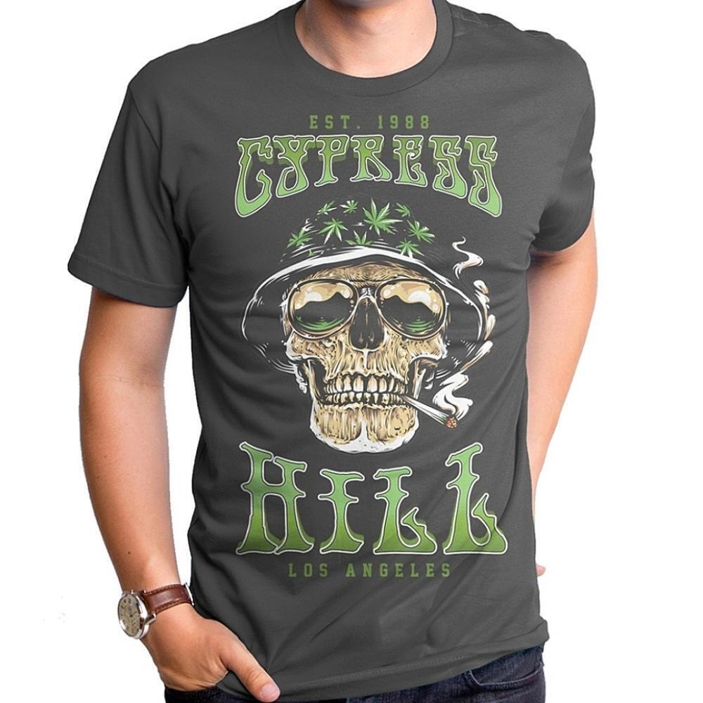 Cypress Hill Smoking Skull Unisex T-shirt Gift For Fan